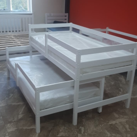 Кровать двухъярусная Матрёшка (бук)